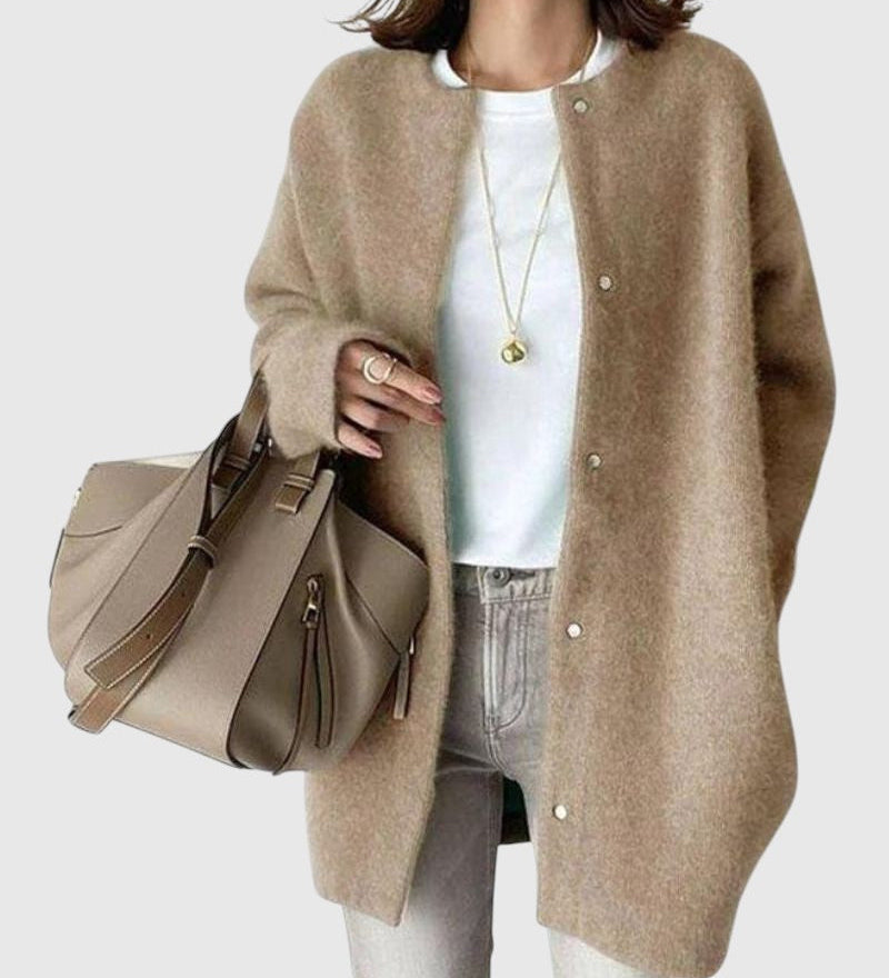 Juli | Puha hosszított kardigán gombokkal