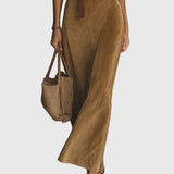 Janeta | Luxus velúr maxi ruha