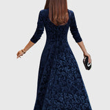 Nancy | Ünnepi velúr elegancia ruha