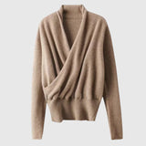 Elena | Elegáns V-kivágású pulóver