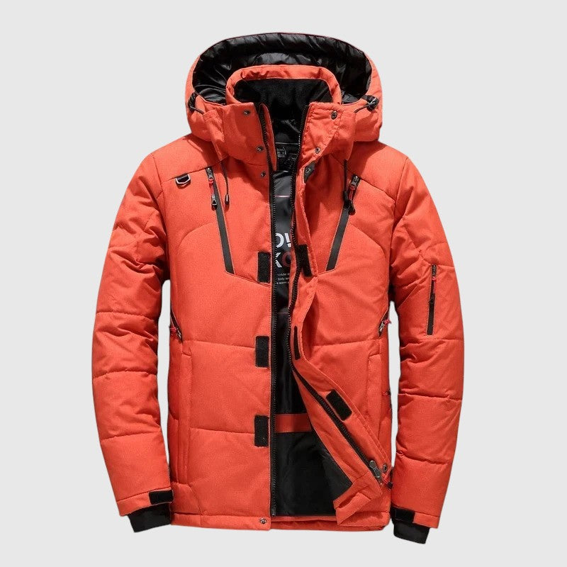 André | Pehelykönnyű kapucnis dzseki zsebekkel