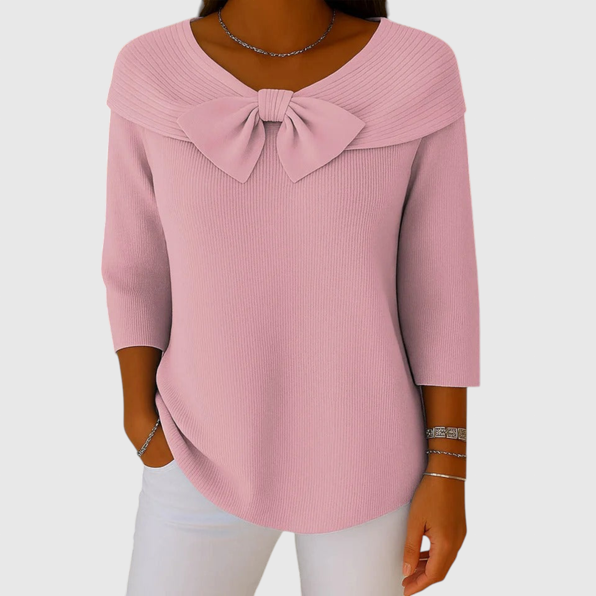 Serenna | Puha elegáns nőies pulóver