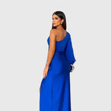 Melisa | Elegáns egyvállas estélyi ruha