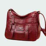 Boglárka | Barna crossbody táska puha