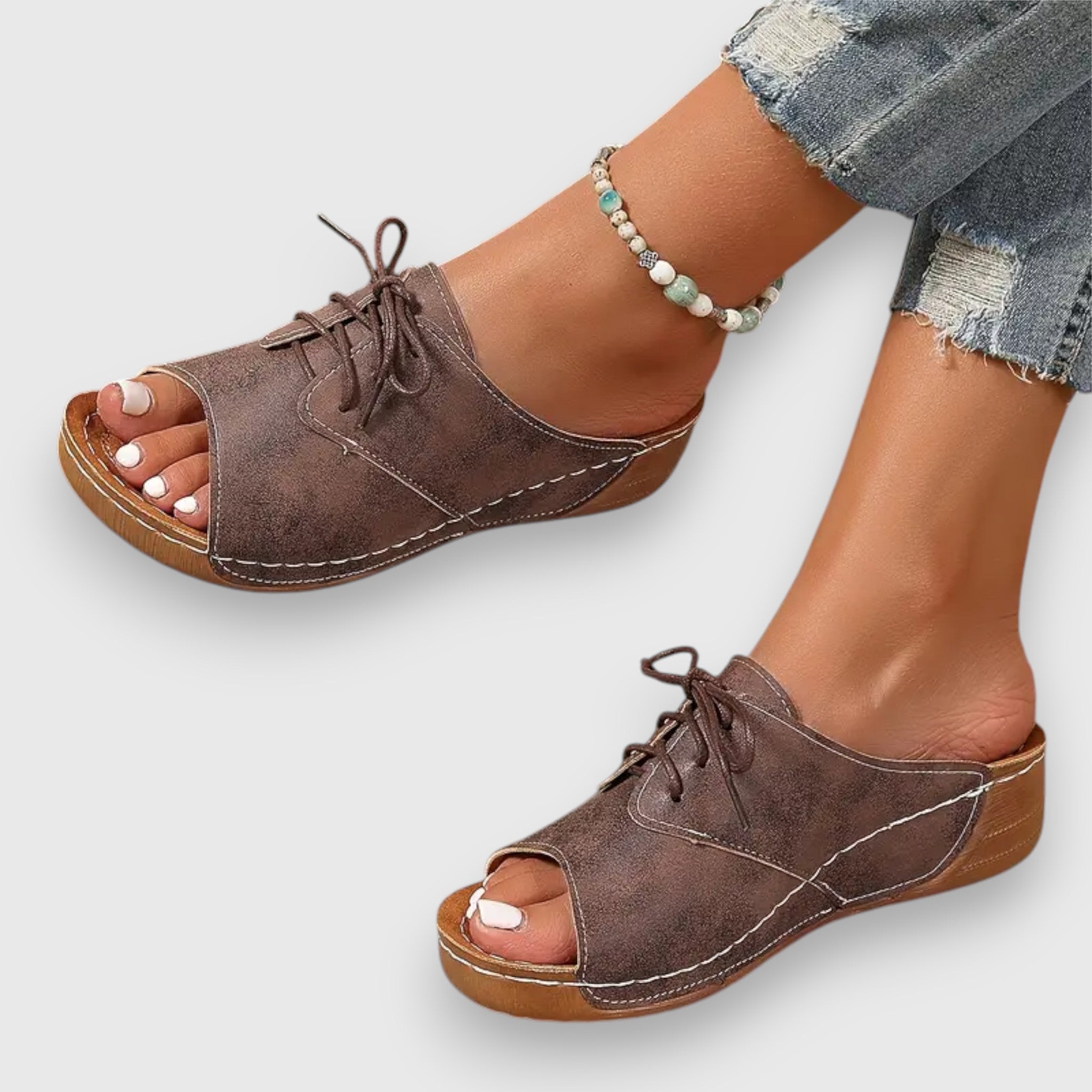 Saszkia | Vintage stílusú kényelmes szandál