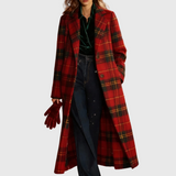 Clara | Klasszikus kockás női kabát