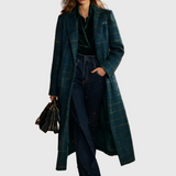 Clara | Klasszikus kockás női kabát