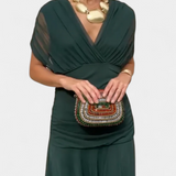 Amarra™ – Elegáns Hosszú Ruha Drapé Chiffonból