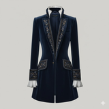 Nuria | Elegáns bársonykabát