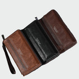 Ilona | Fekete férfi bőr pénztárca