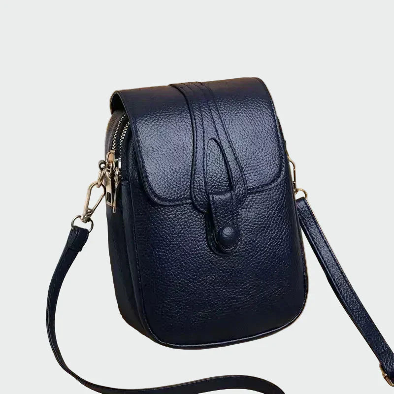 Maja | Fekete retro crossbody táska